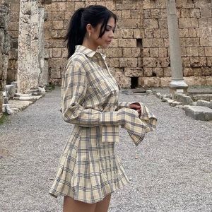 Lioness Plaid dress Princess Polly